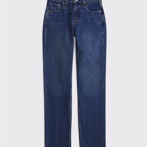 Abercrombie & Fitch Dark Blue Straight Leg Jeans